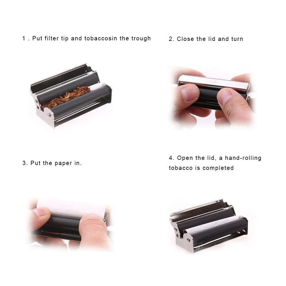 Portable Metal Cigarette Rolling Machine 70/78 mm