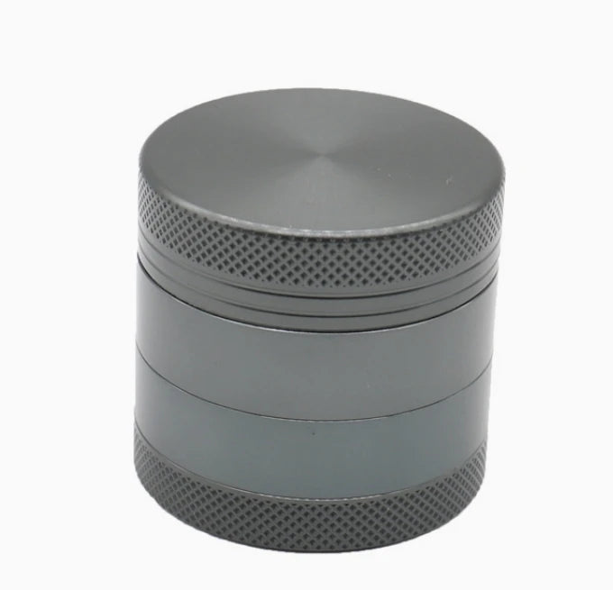 gun gray Color 40mm Metal Herb Grinder 4-Layer Tobacco Spice Crusher