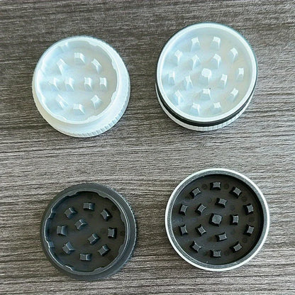 Cookie Shape Manual Spice Grinder – Portable 2.2-Inch Mill