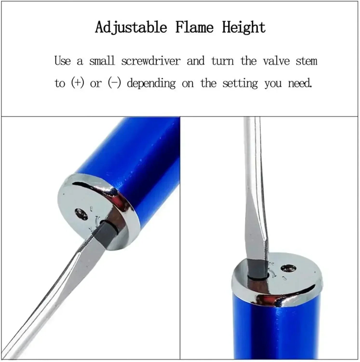 Metal Torch Lighter Pen With Blue Flame