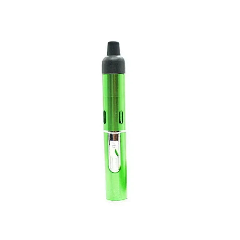 green Color Metal Torch Lighter Pen With Blue Flame