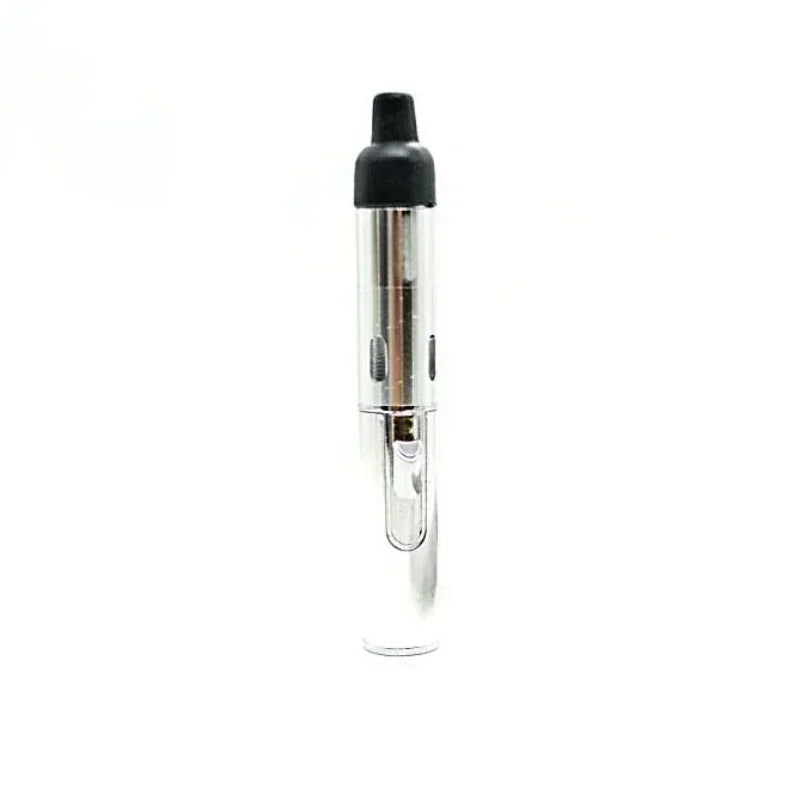 Silver Color Metal Torch Lighter Pen With Blue Flame