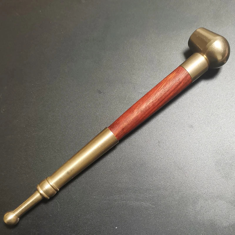 Brown Color Metal Tobacco Smoking Pipe – Detachable Collectible Gift
